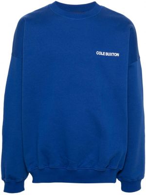 Bluza z nadrukiem Cole Buxton niebieska