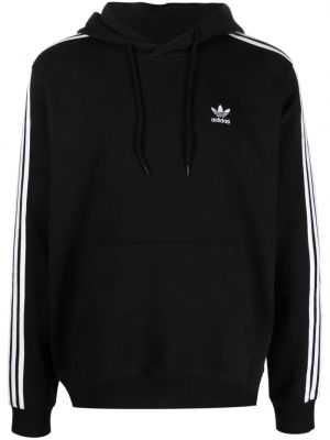 Bluza z kapturem bawełniana Adidas czarna