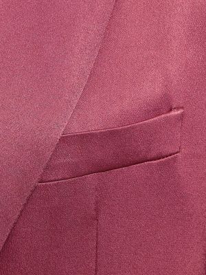 Satenska jakna Alberta Ferretti ružičasta