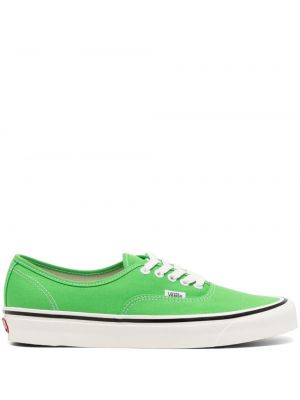 Csipkés fűzős sneakers Vans zöld