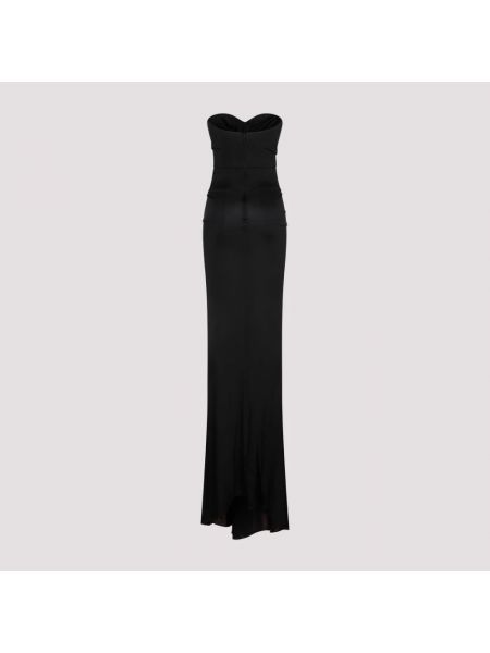 Sukienka długa Saint Laurent czarna