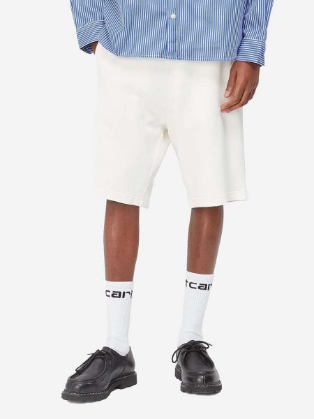 Pamučne kratke hlače Carhartt Wip bijela