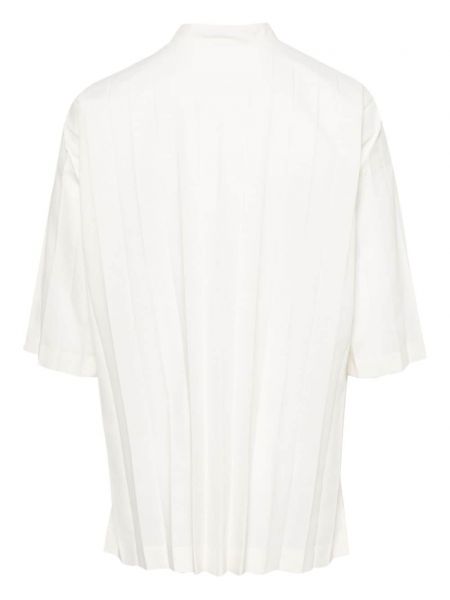 Chemise plissée Homme Plissé Issey Miyake blanc