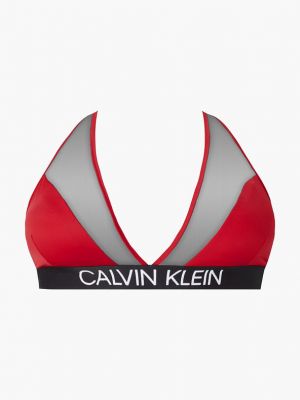 Strój kąpielowy Calvin Klein czerwony