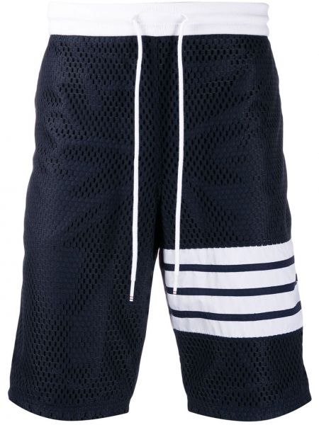 Pantalones cortos deportivos de malla Thom Browne azul