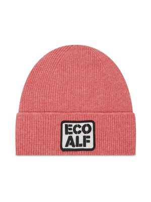 Kapa s melange uzorkom Ecoalf ružičasta
