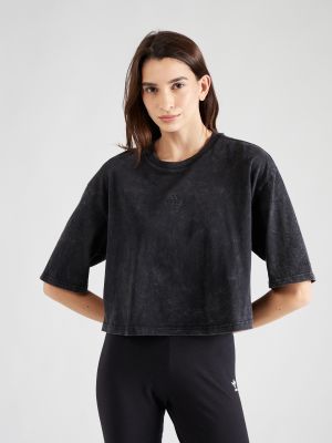Relaxed fit flisas marškinėliai Adidas juoda