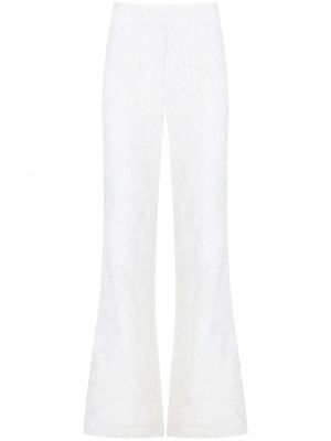 Панталон с дантела Martha Medeiros бяло