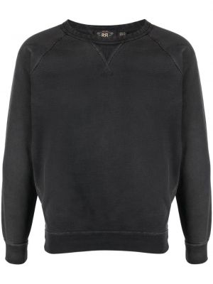 Sweatshirt aus baumwoll mit rundem ausschnitt Ralph Lauren Rrl schwarz