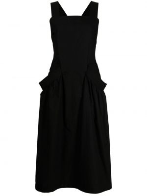 Sukienka midi bawełniana Low Classic czarna