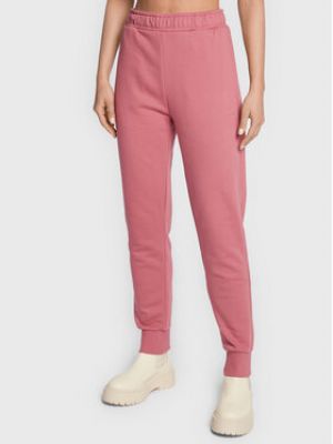 Sportovní kalhoty relaxed fit Outhorn růžové