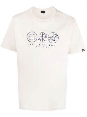 T-shirt mit stickerei mit rundem ausschnitt Sport B. By Agnès B.
