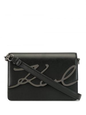 Bolsa de hombro Karl Lagerfeld negro