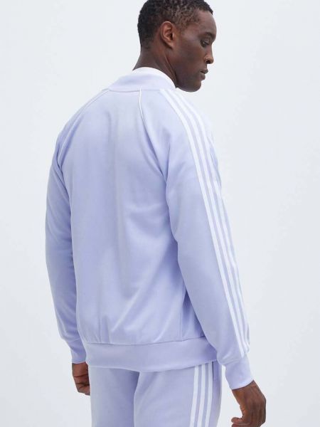 Bluza rozpinana Adidas Originals fioletowa