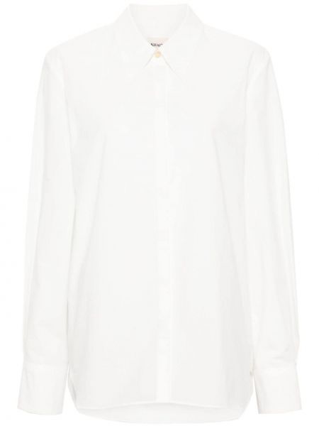 Βαμβακερό πουκάμισο Khaite λευκό