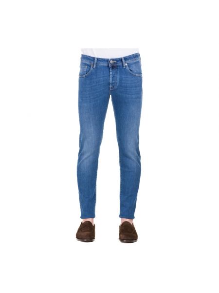 Klassische skinny jeans Incotex blau