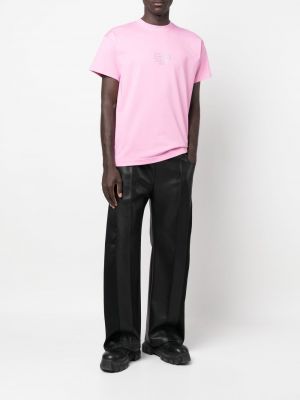 Marškinėliai Balenciaga rožinė