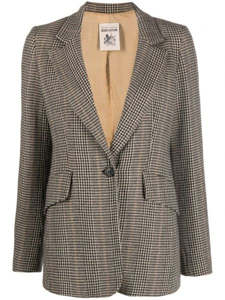 Lang blazer Semicouture brun