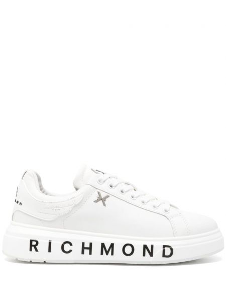 Sneakers med print John Richmond hvid