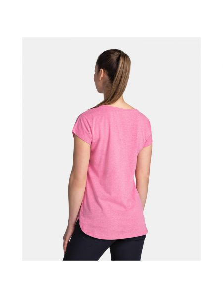 Хлопковая футболка Kilpi розовая