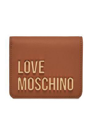Peňaženka Love Moschino hnedá