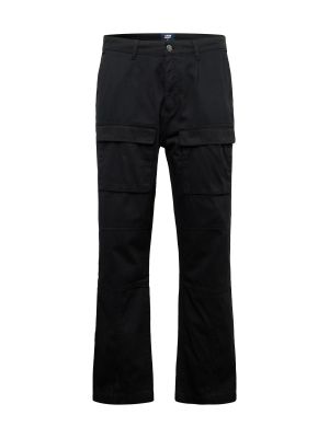 Pantaloni cargo cu buzunare Denim Project negru