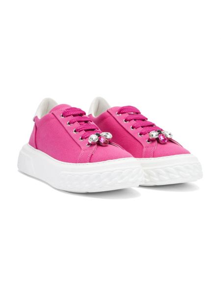Sneakersy Casadei różowe