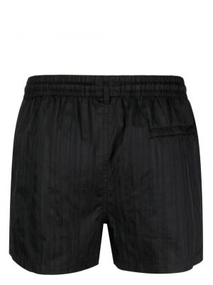 Shorts à rayures en jacquard Paul Smith noir