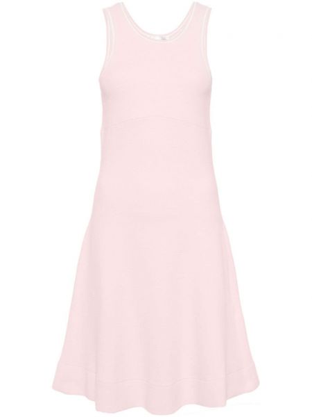 Sukienka bez rękawów Victoria Beckham różowa