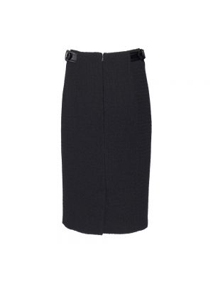 Mini falda con hebilla Moschino negro