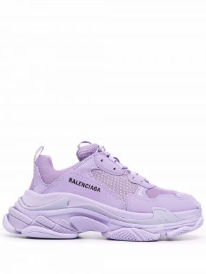 Zapatillas Balenciaga Triple S violeta