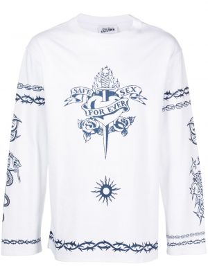 T-shirt en coton à imprimé Jean Paul Gaultier