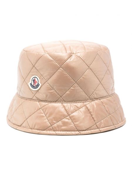 Kova şapkası Moncler kahverengi