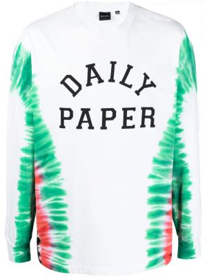 Trykt sweatshirt Daily Paper hvit