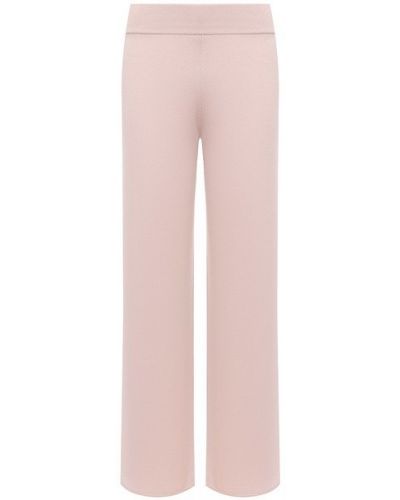 Кашемировые брюки Le Kasha, розовые