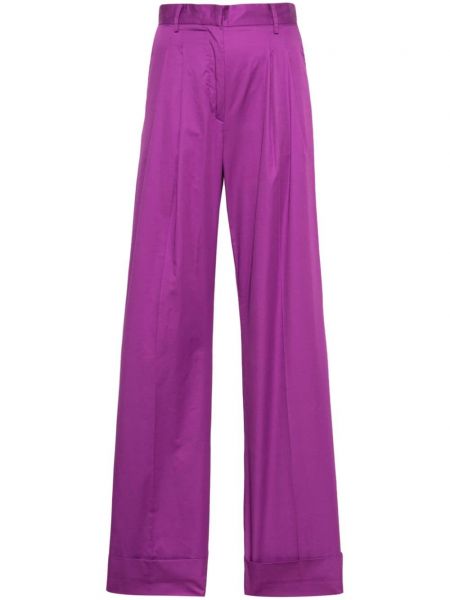 Rovné kalhoty The Andamane fialové
