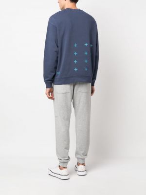 Sweatshirt mit rundem ausschnitt Ksubi blau