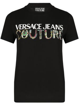 Поло Versace Jeans Couture черное