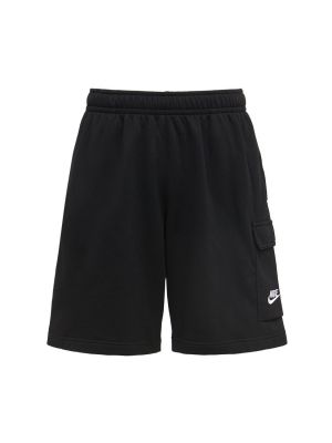 Shorts cargo en coton Nike noir