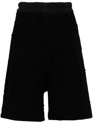 Shorts de sport en coton By Walid noir