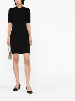 Mini robe avec manches courtes Moschino noir