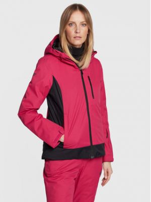 Priliehavá zimná bunda 4f - ružová