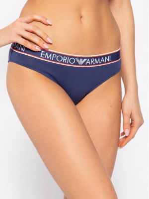 Pantalon culotte Emporio Armani Underwear bleu