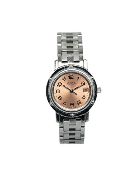 Zegarek ze stali chirurgicznej Hermès Vintage srebrny