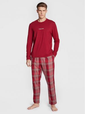 Pyjama Calvin Klein Underwear rot