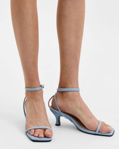 Sandále Selected Femme modrá