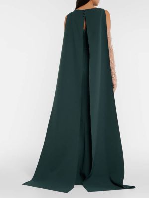Haftowana sukienka długa Safiyaa zielona