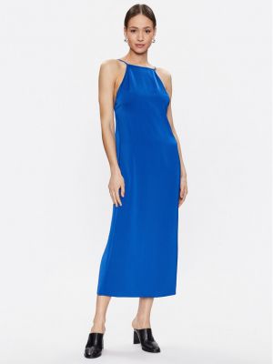 Obleka Calvin Klein modra