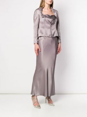 Sukně Christian Dior šedé