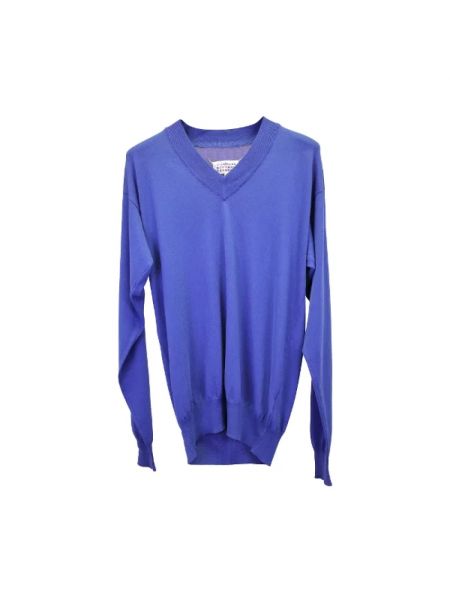 Bluza bawełniana Maison Margiela Pre-owned niebieska